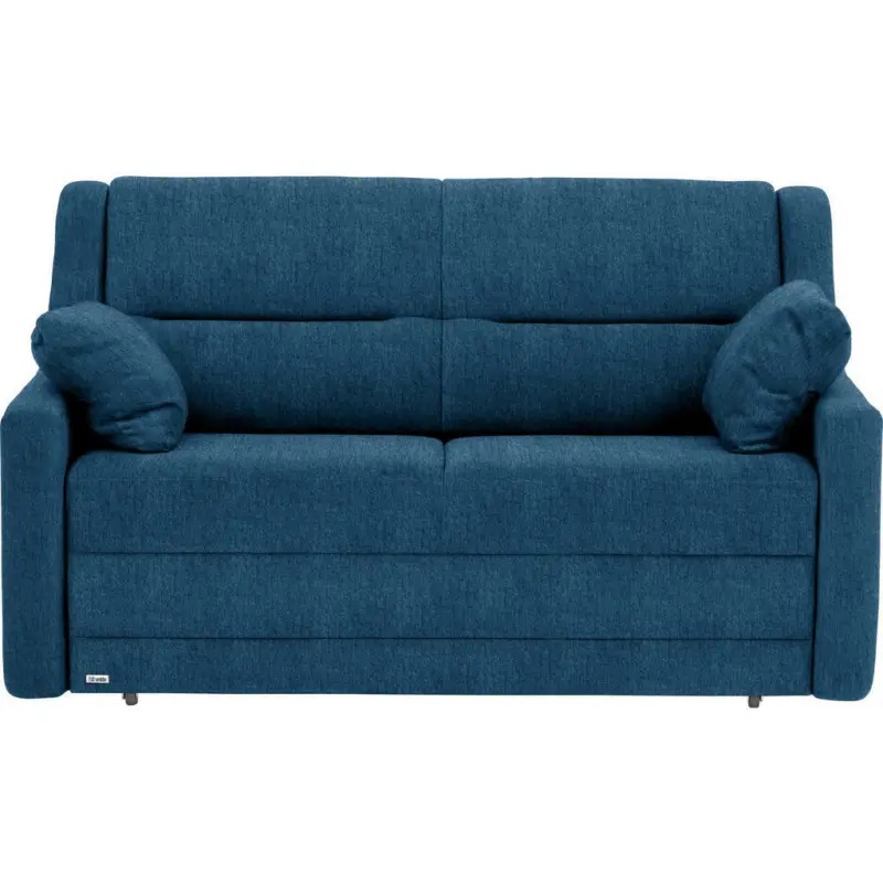 Schlafsofa in Flachgewebe Petrol