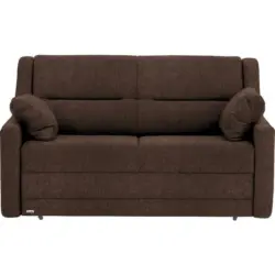 Schlafsofa in Flachgewebe Braun