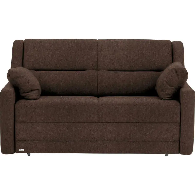 Schlafsofa in Flachgewebe Braun