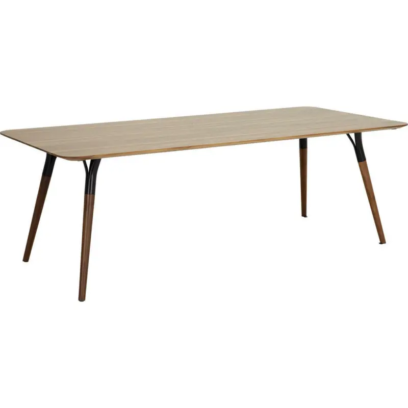 Esstisch in Holz, Metall 200/100/77 cm