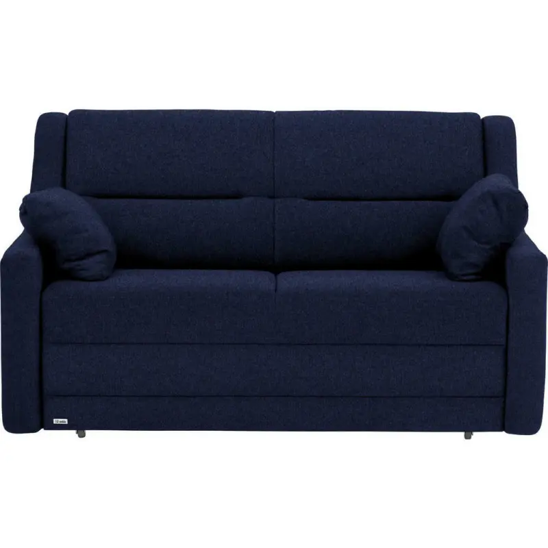 Schlafsofa in Flachgewebe Blau
