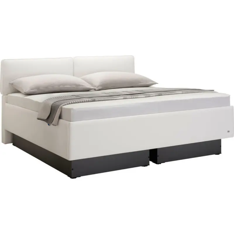 Polsterbett 180/200 cm in Weiß