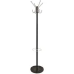 XXXLutz Lauterach - Ihr Möbelhaus bei Bregenz Garderobenständer in Schwarz, Alufarben 36/182 cm