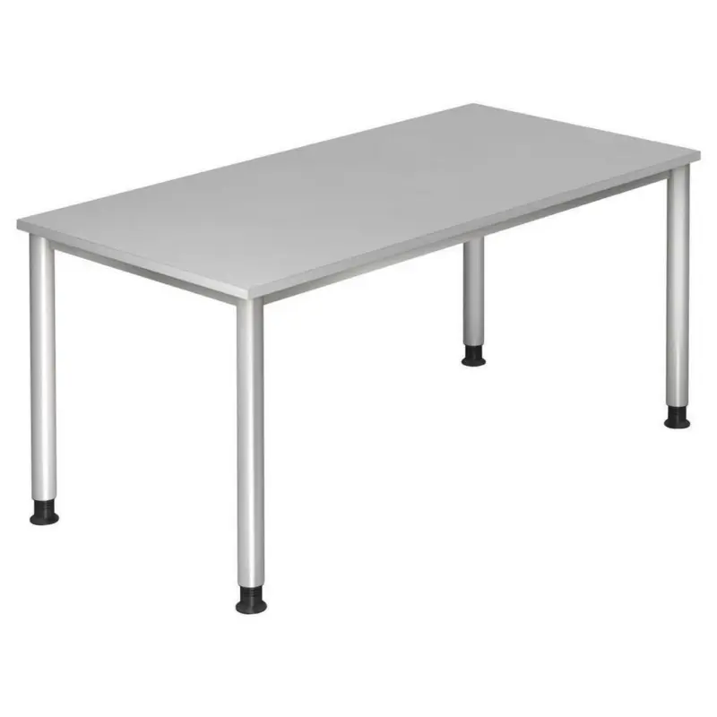 Schreibtisch 160/80/68-76 cm in Grau