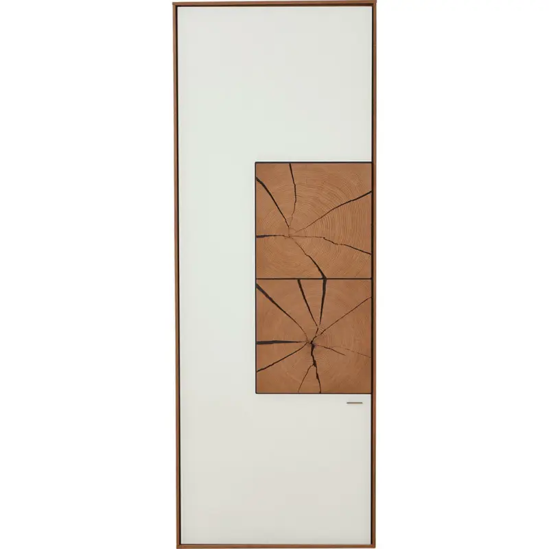 Hängeelement in Weiß, Eichefarben