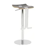 XXXLutz Lauterach - Ihr M&ouml;belhaus bei Bregenz Barhocker in Metall, Leder Chromfarben, Mokka