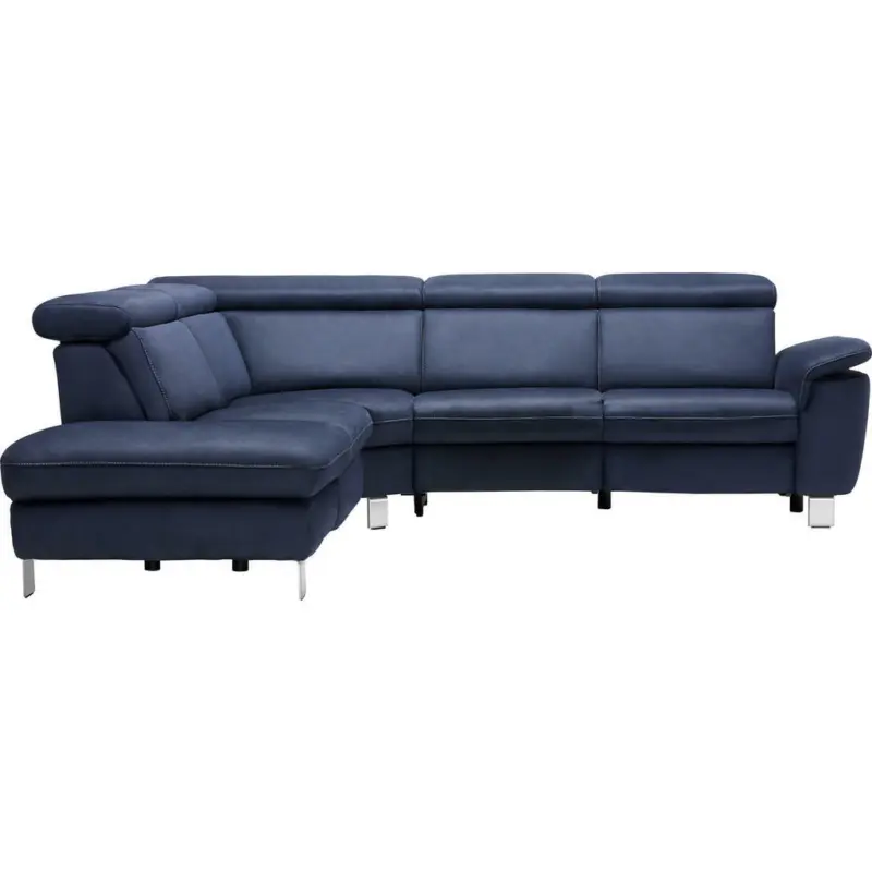 Ecksofa in Dunkelblau