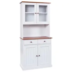 Kredenz in massiv Kiefer Weiß