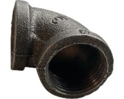 PIPE L-Joint F-F Regalelement 3/4" eisen schwarz 1 Stk.