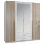 XXXLutz Lauterach - Ihr Möbelhaus bei Bregenz Drehtürenschrank in Weiß, Eichefarben