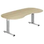 XXXLutz Lauterach - Ihr M&ouml;belhaus bei Bregenz Schreibtisch 200/100/65-85 cm in Eichefarben