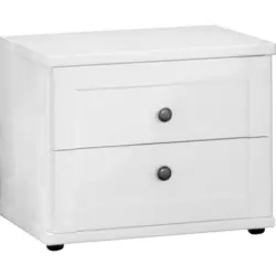 Nachtkästchen in Weiß
