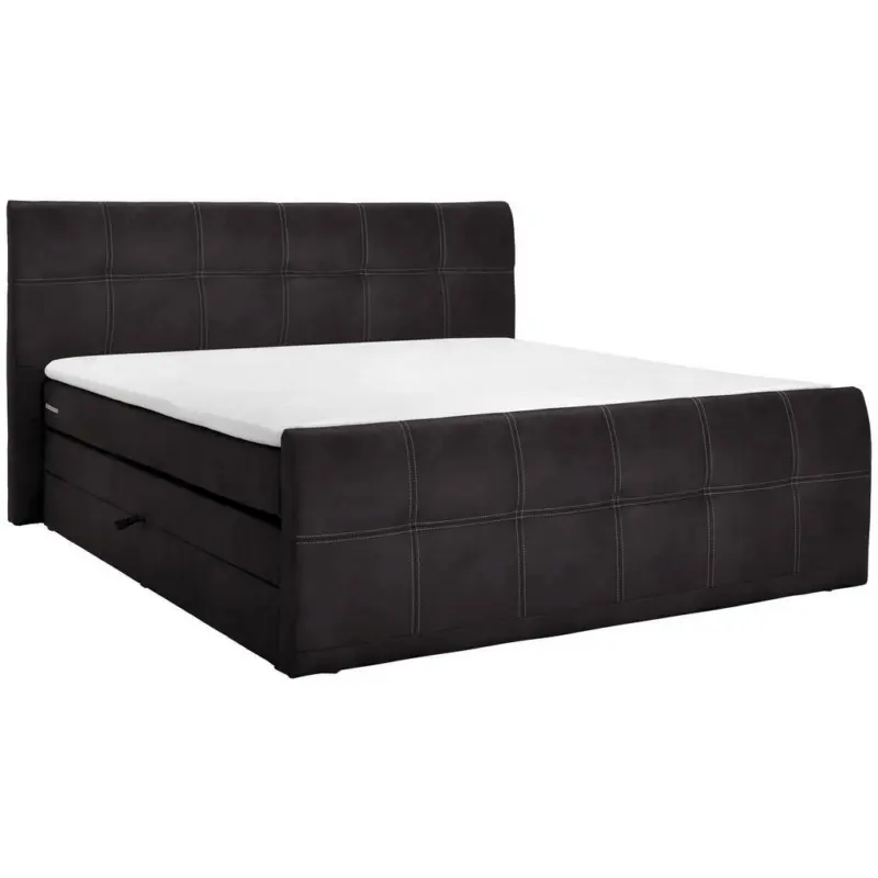 Boxspringbett 180/200 cm in Anthrazit