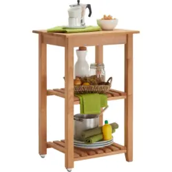 Servierwagen in Buchefarben