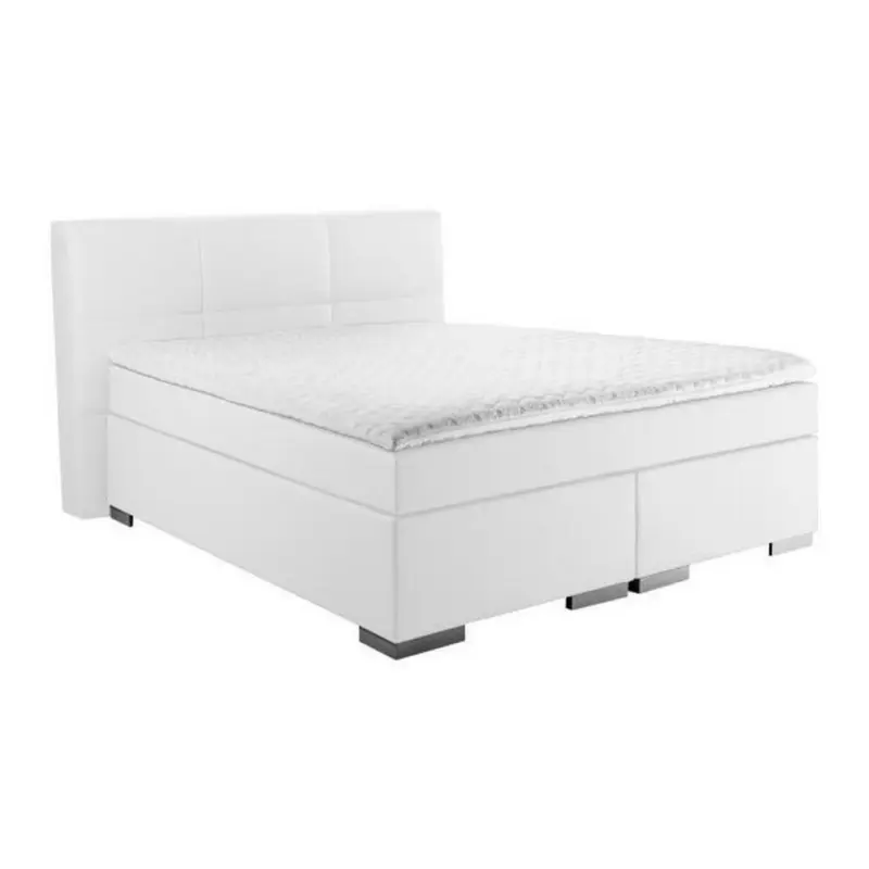 Boxspringbett 120/200 cm in Weiß
