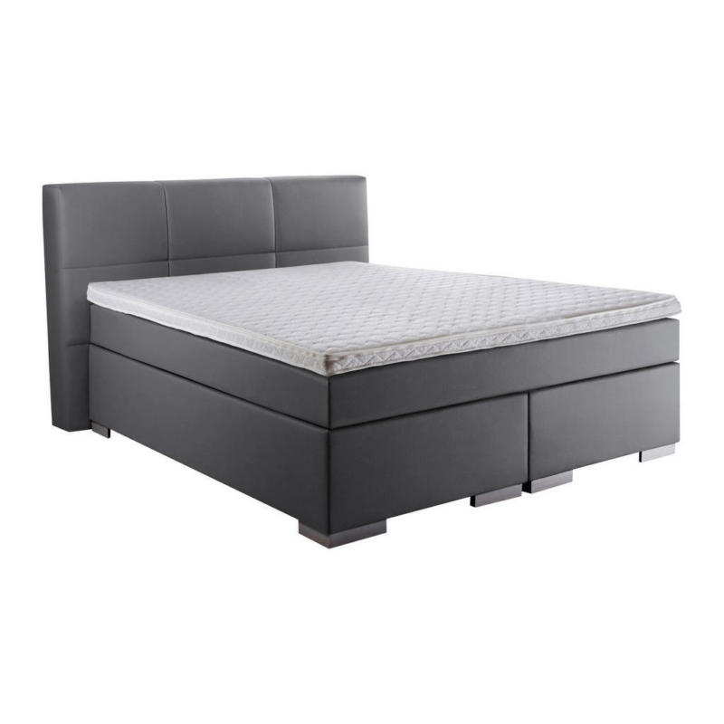 Boxspringbett 120/200 cm in Grau