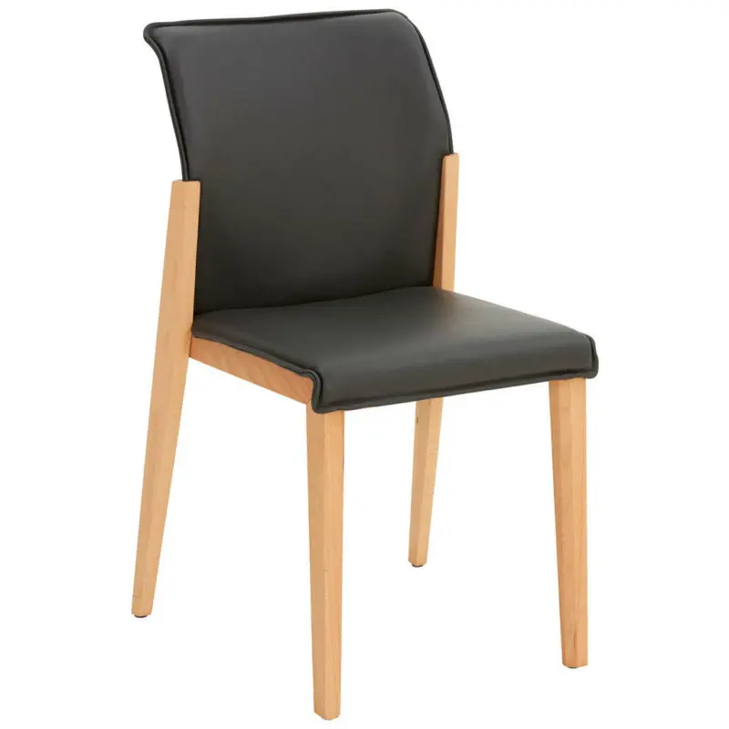 Stuhl in Echtleder pigmentiert