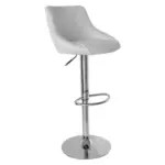 XXXLutz Lauterach - Ihr Möbelhaus bei Bregenz Barhocker in Metall, Textil Weiß, Chromfarben