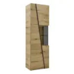 XXXLutz Lauterach - Ihr Möbelhaus bei Bregenz Vitrine in furniert Wildeiche Grau, Eichefarben