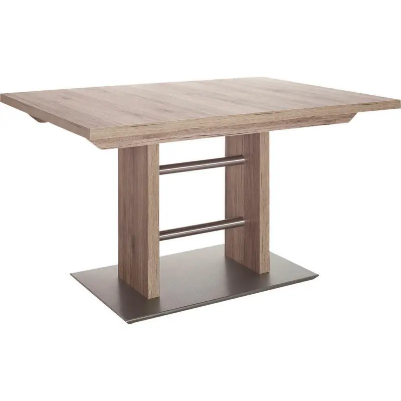 Esstisch in Metall, Holzwerkstoff 130-178/90/75 cm