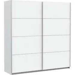 Schwebetürenschrank in Weiß