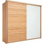 XXXLutz Lauterach - Ihr Möbelhaus bei Bregenz Schwebetürenschrank in Weiß, Buchefarben