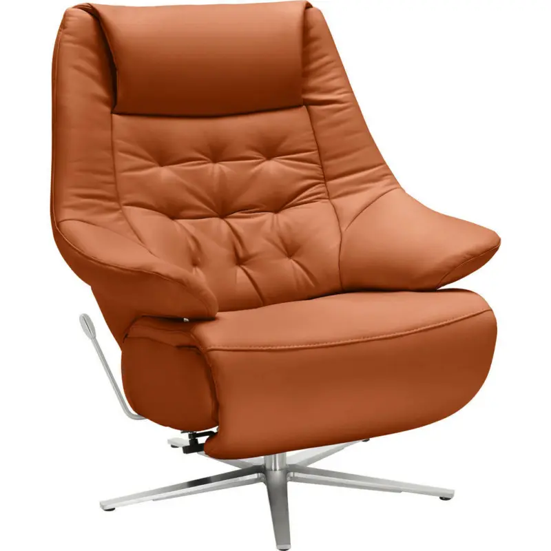 Relaxsessel in Leder Rot