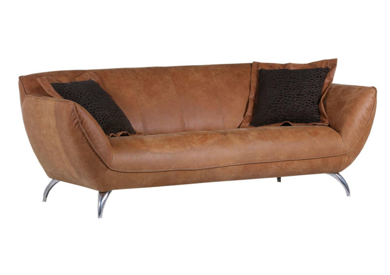 Zweisitzer-Sofa aus Echtleder