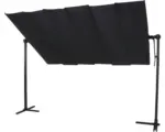 Hornbach Schirmmarkise Grossschirm Siena Garden Enna 350x250 cm anthrazit
