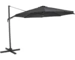Hornbach Ampelschirm Sonnenschirm Siena Garden California N+ 350 cm Polyester Anluminium anthrazit Handkurbel wasserabweisend Rund