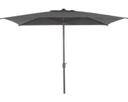 Mittelstockschirm Sonnenschirm Siena Garden Isa 300x200 cm anthrazit