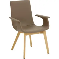 Armlehnstuhl in Echtleder