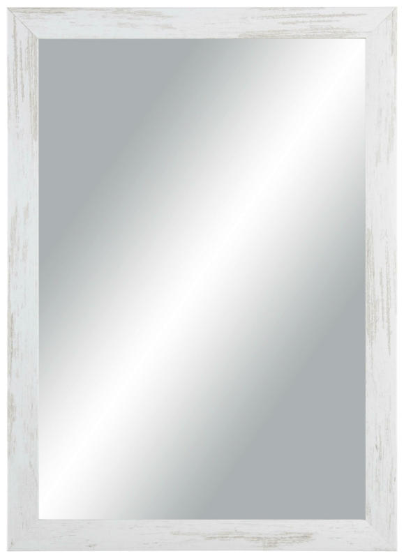 Wandspiegel in Braun/Weiss ca. 50x70cm