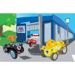 Kinderteppich Bobby Car