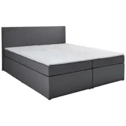 Boxbett 180/200 cm in Anthrazit
