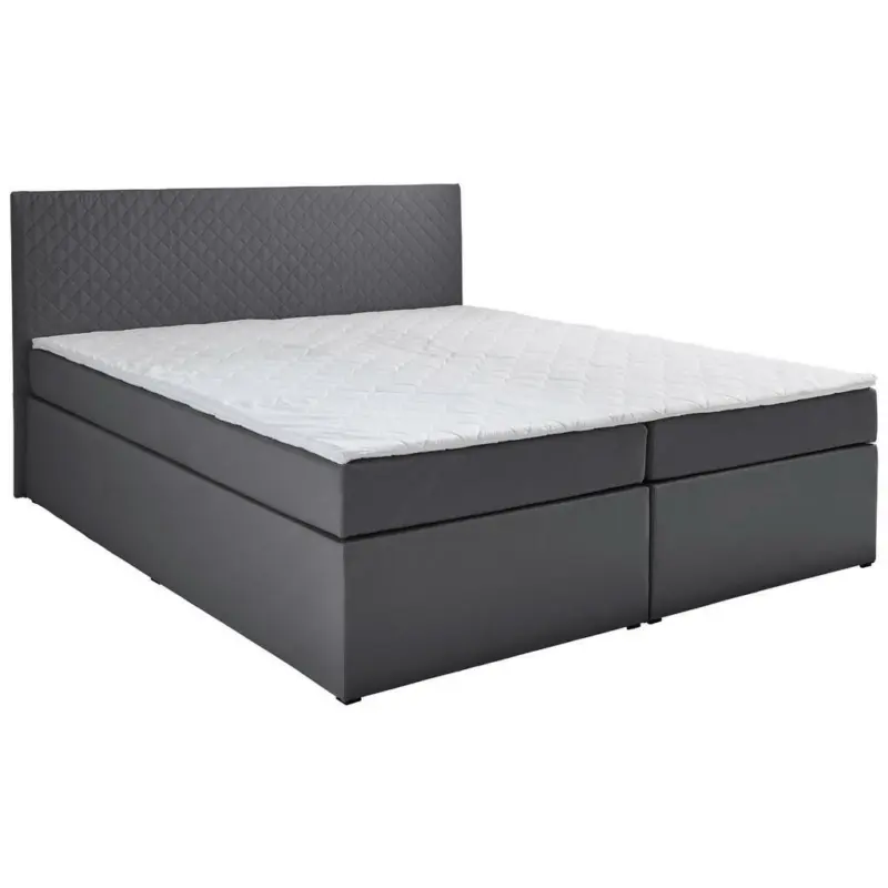 Boxbett 180/200 cm in Anthrazit