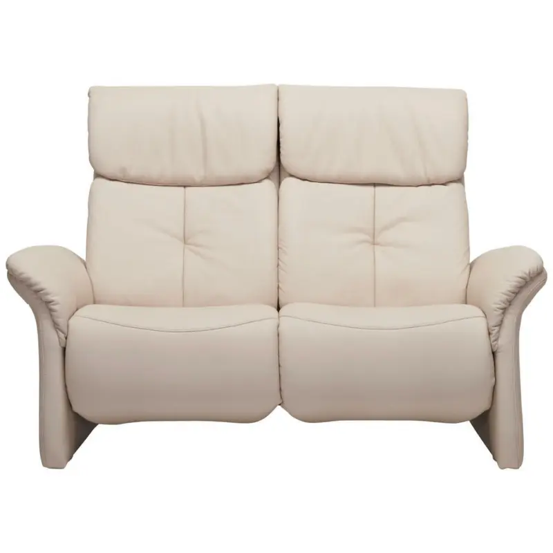 Sofa in Echtleder Creme