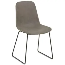 Stuhl in Lederlook gepr&auml;gt