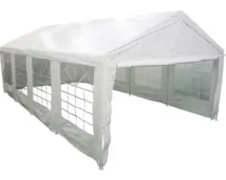 Event Pavillon Siena Garden 6x12 m weiß