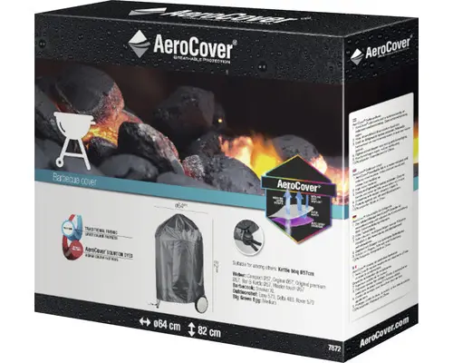 Atmungsaktive Schutzhülle für Grillgerät AeroCover anthrazit