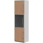 XXXLutz Lauterach - Ihr Möbelhaus bei Bregenz Regal 60/217,4/43 cm Eichefarben, Hellgrau