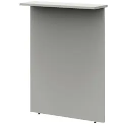 Sichtblende in Hellgrau