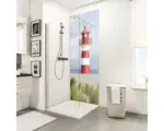 Hornbach Duschrückwand Schulte ExpressPlus Decodesign 900x2100x3 mm Foto Leuchtturm