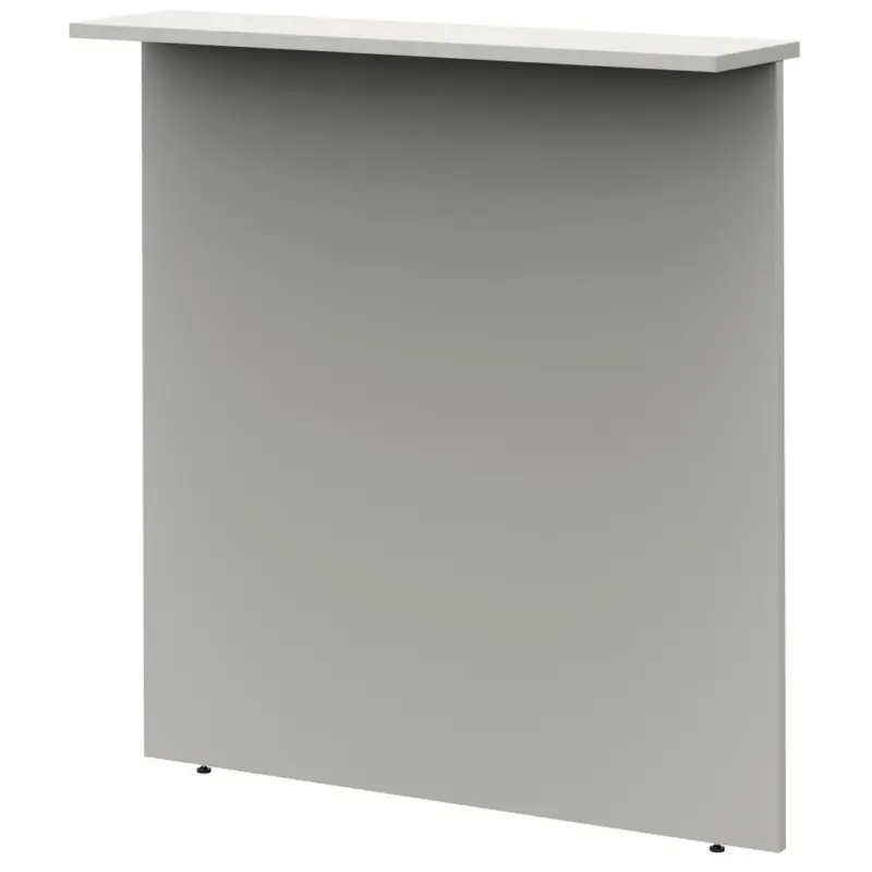 Sichtblende in Hellgrau