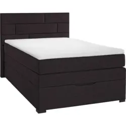 Boxspringbett 140/200 cm in Dunkelbraun