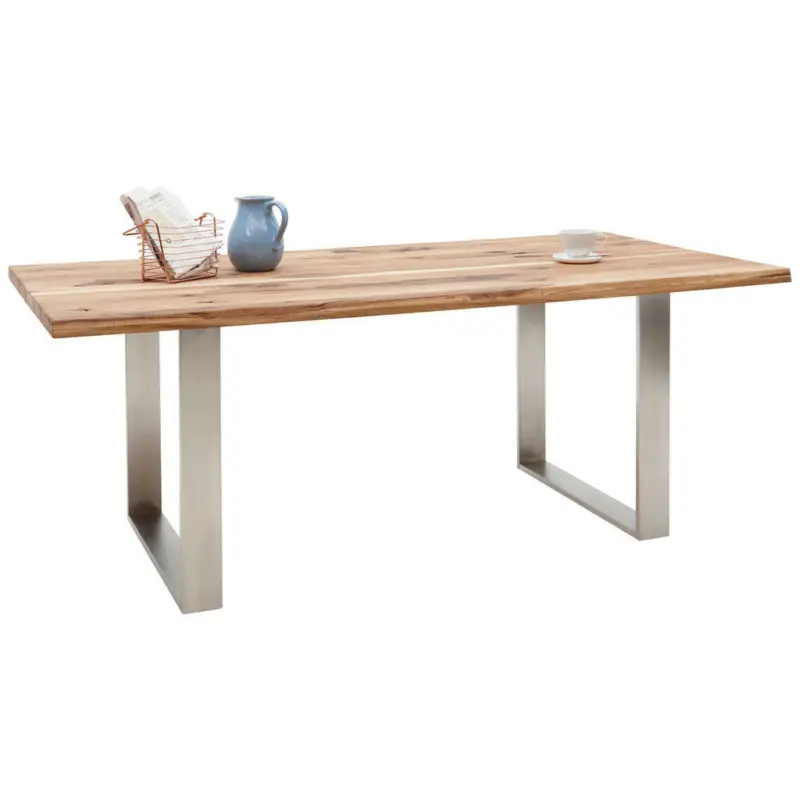 Esstisch in Holz, Metall 200/100/77 cm