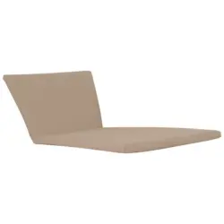 Sesselauflage in Taupe Uni