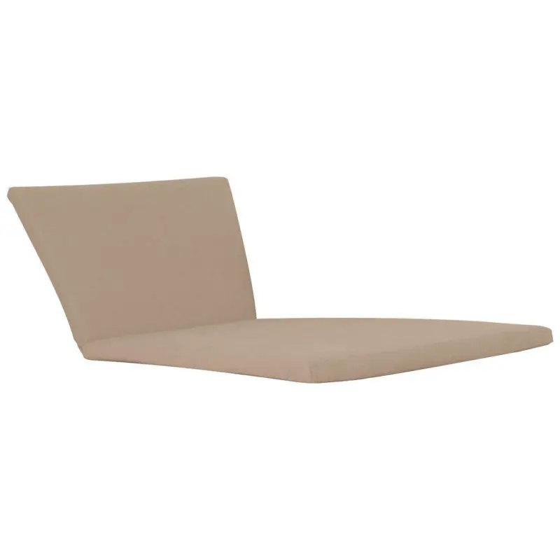 Sesselauflage in Taupe Uni