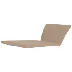 Sesselauflage in Taupe Uni