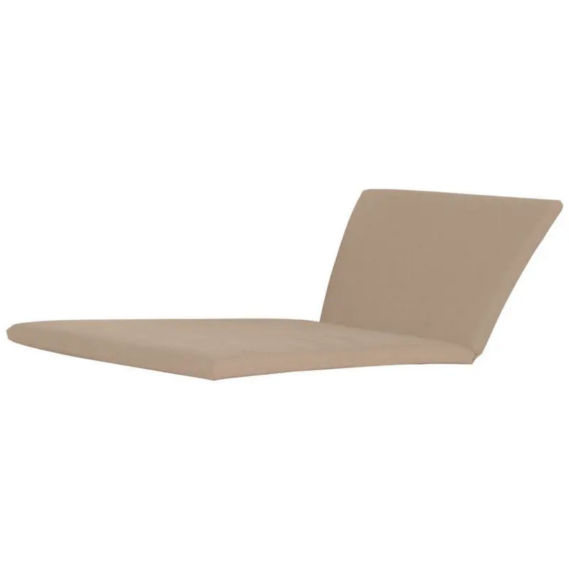 Sesselauflage in Taupe Uni